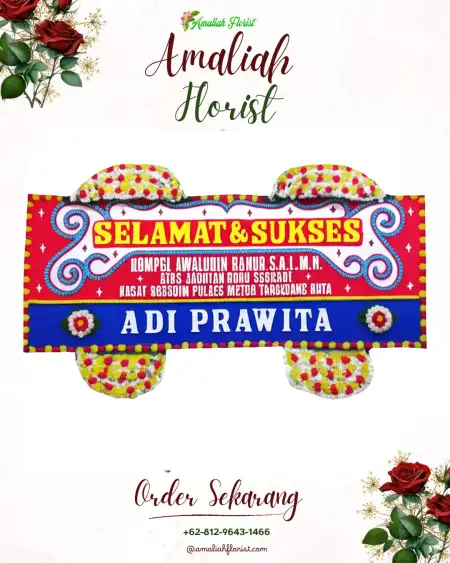 Papan Bunga Ucapan Selamat Nyitdah