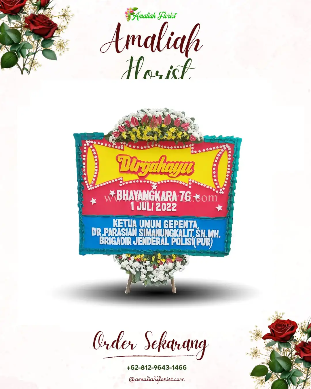 Papan Bunga HUT Ulang Tahun Nyitdah